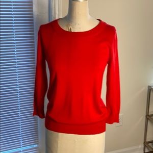 Gorgeous Crimson j.crew wool sweater